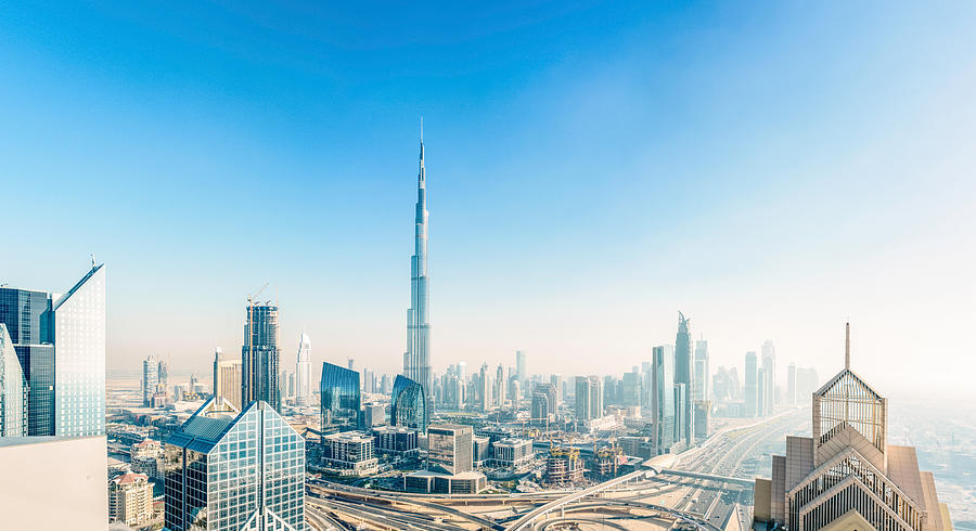 Dubai skyline down town district cityscape Photograph by OwenPrice