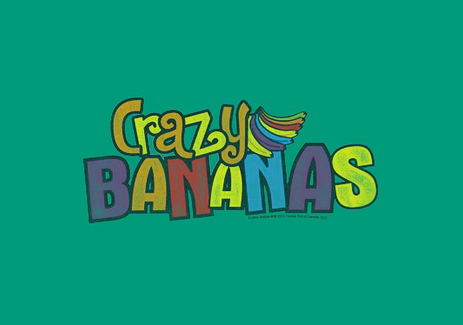 Candy Digital Art - Dubble Bubble - Crazy Bananas by Brand A