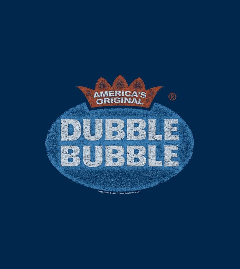 Candy Digital Art - Dubble Bubble - Vintage Logo by Brand A