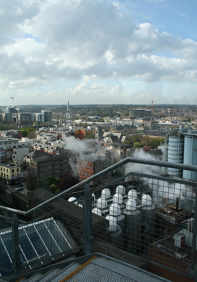 Dublin View from top of the Guiness Brewery Photograph by Melinda Saminski