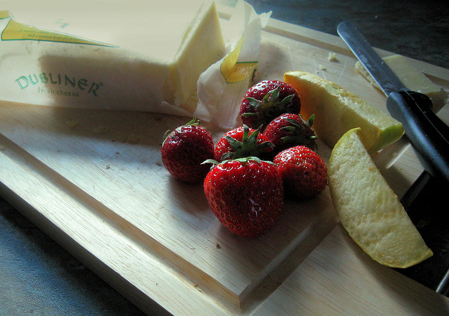 Cheese and Fruit Photograph by Kandy Hurley