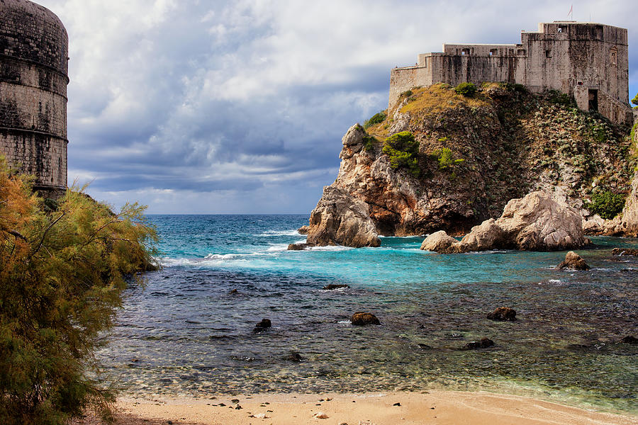 Dubrovnik Bay and Fort Lovrijenac Photograph by Artur Bogacki