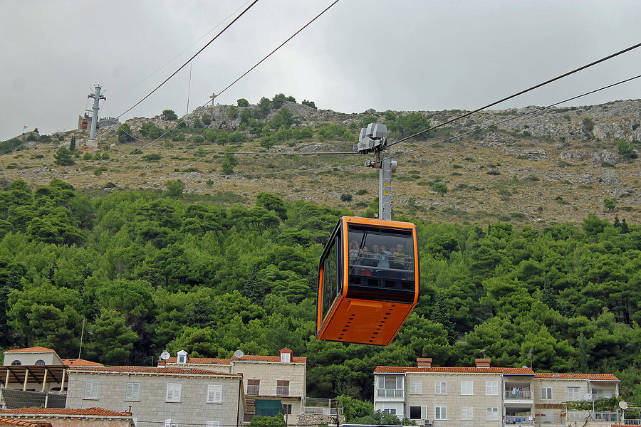 Dubrovnik Cable Car Photograph by Tony Murtagh