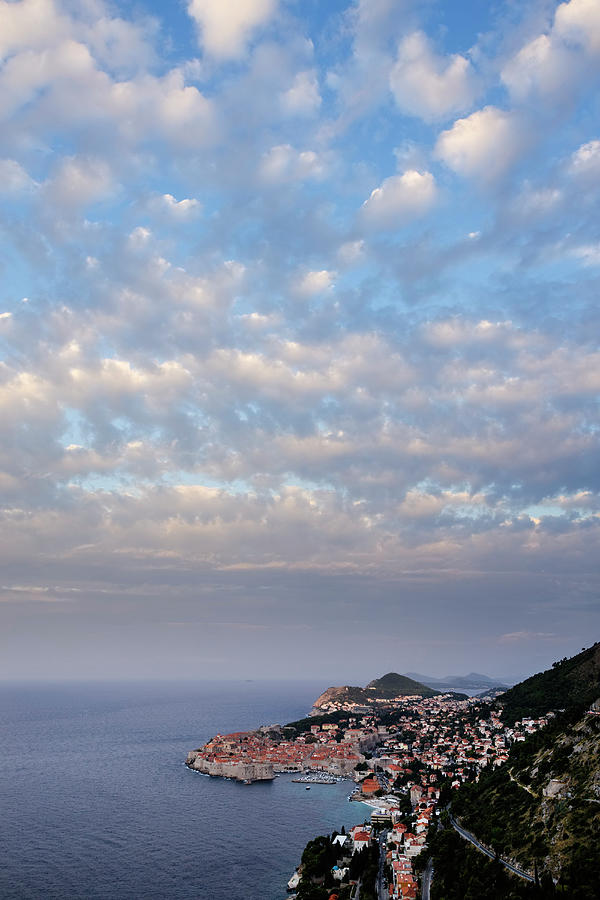 Dubrovnik City Skyline At Dawn Photograph by Pixelchrome Inc