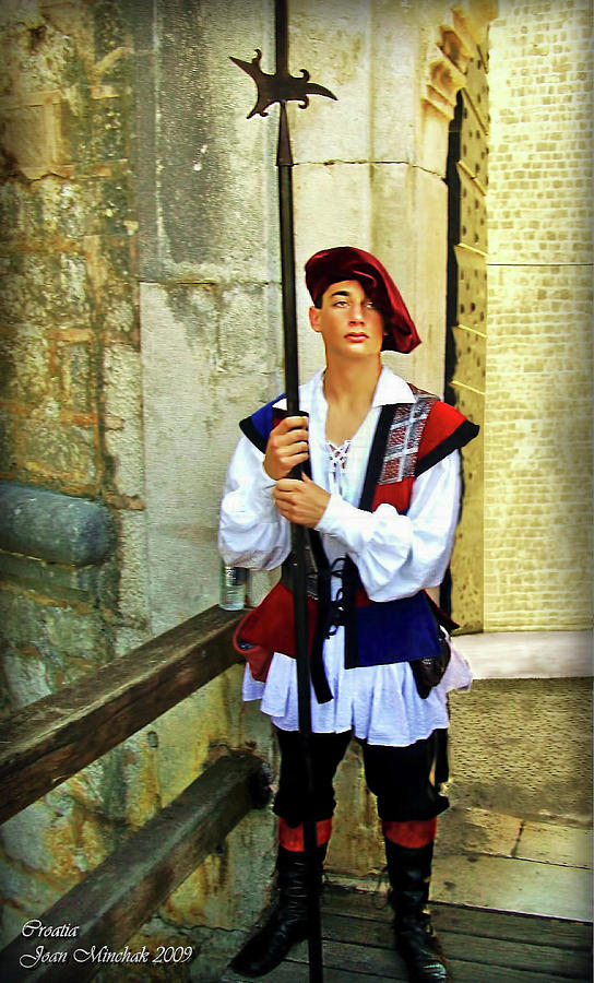 Dubrovnik Guard Digital Art
