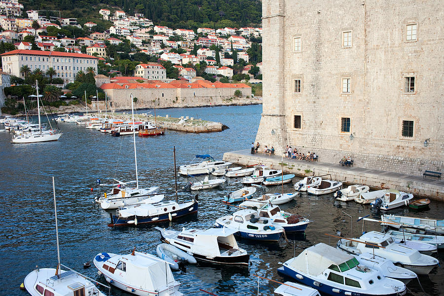 Dubrovnik Marina in Croatia Photograph by Artur Bogacki