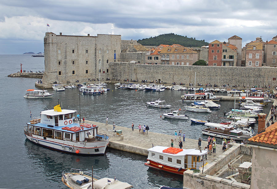 Dubrovnik Old Harbour Photograph by Tony Murtagh
