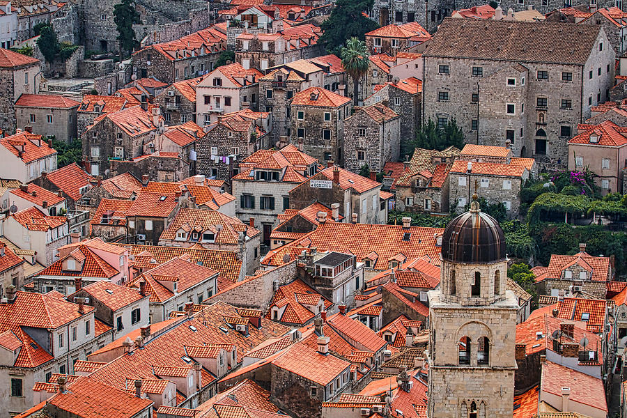 Dubrovnik Rooftops Photograph by Stuart Litoff