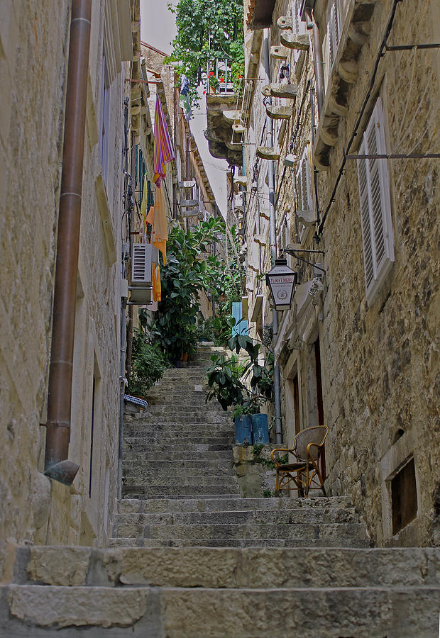 Dubrovnik Steps Photograph by Tony Murtagh