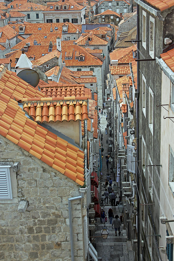 Dubrovnik Street Photograph by Tony Murtagh