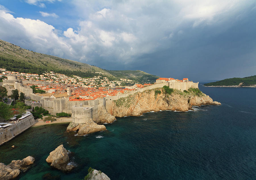 Dubrovnik Walls And Old City In Croatia Photograph by © Frédéric Collin
