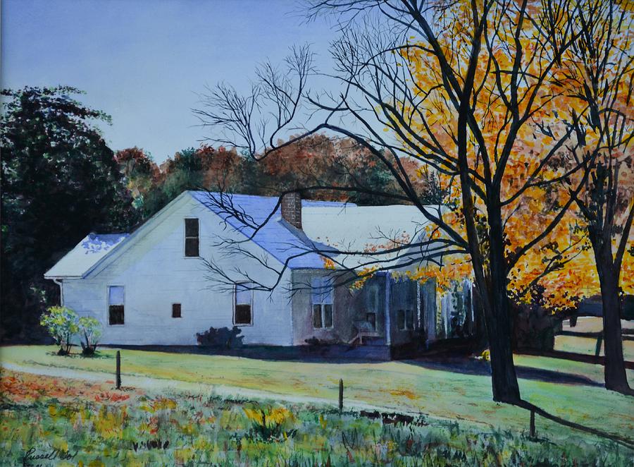 Fall Painting - Dubs House by Russell Fox
