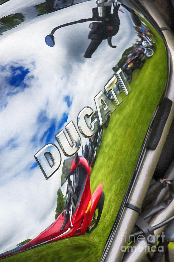Ducati Chrome Photograph by Tim Gainey