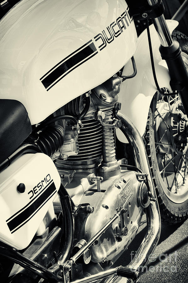 Ducati Desmo 250cc Motorcycle Photograph by Tim Gainey