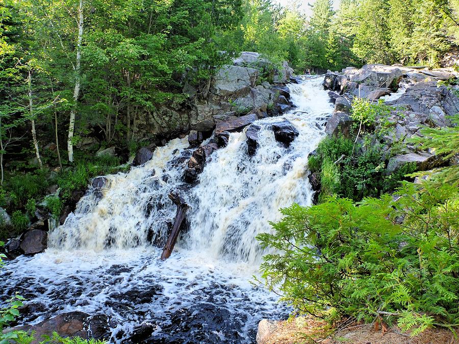 Summer Photograph - Duchesnay Falls Summer 1 by Andrew Miles