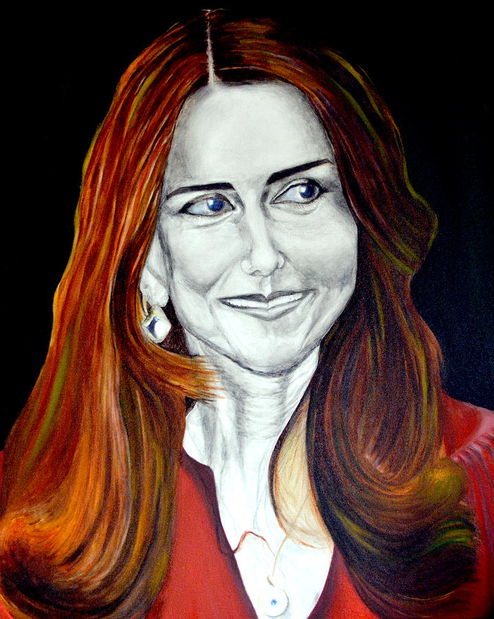 Cambridge Painting - Duchess of Cambridge by Prasenjit Dhar