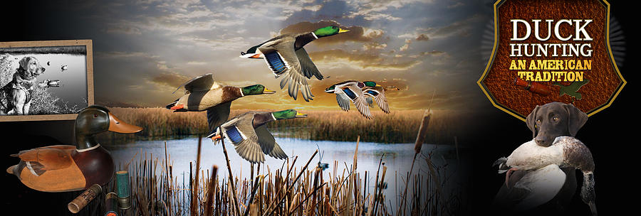 Duck Photograph - Duck Hunting An American Tradition by Retro Images Archive