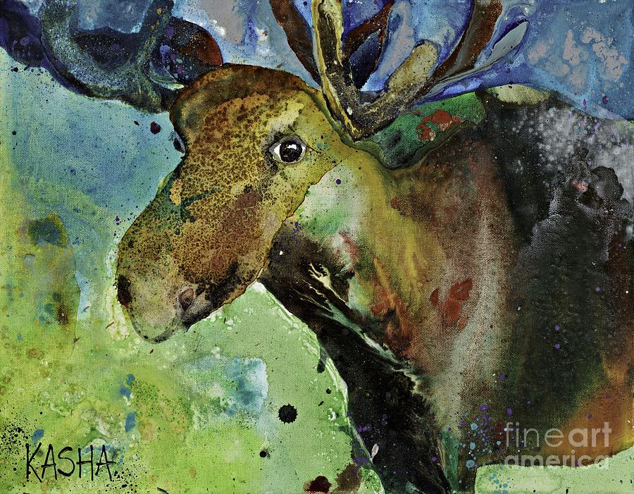 Duck.Duck.Moose Painting by Kasha Ritter
