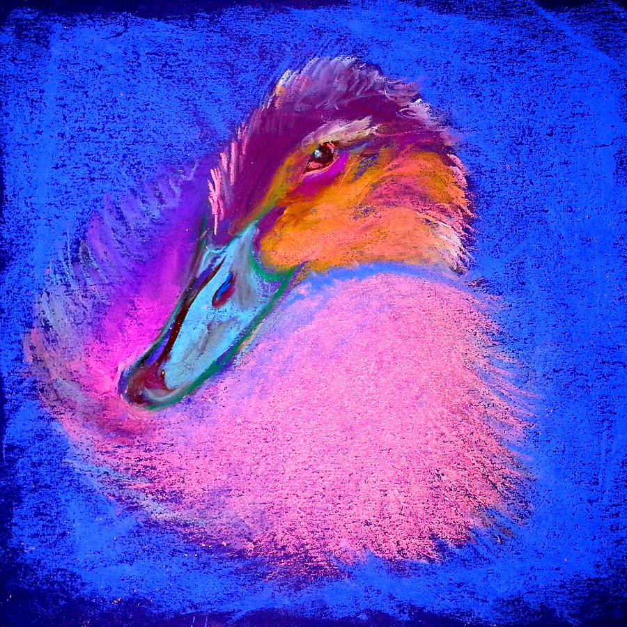 Duckling Pretty in pink Painting by Sue Jacobi