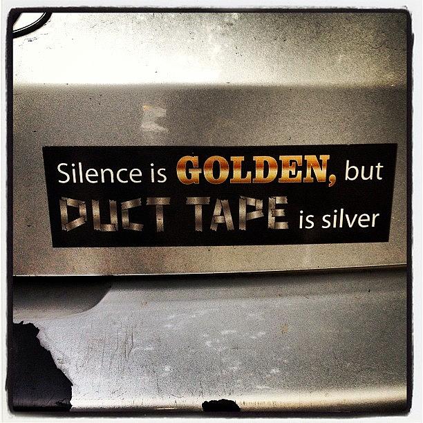 Duct Tape Bumper Sticker, Harlem Nyc Photograph by Brad Starks