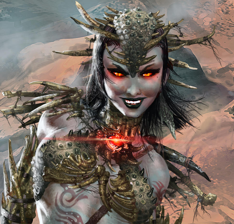 Magic The Gathering Digital Art - Duels of the Planeswalkers 2014 Persona Ten by Ryan Barger