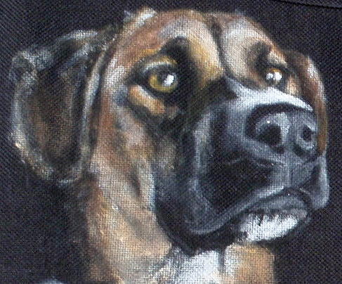 Duke Painting by Carol Russell