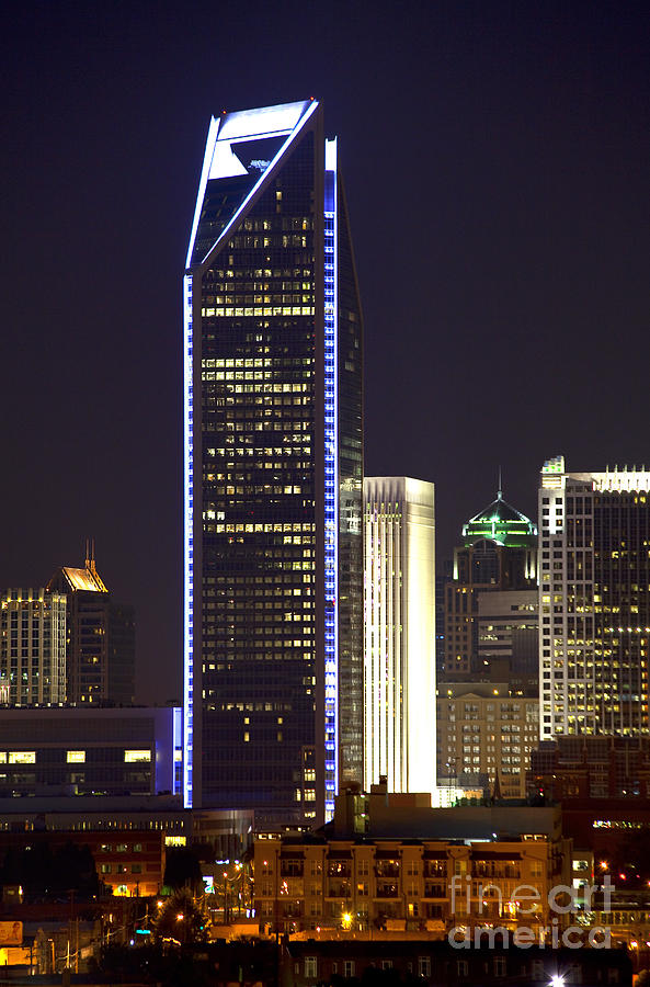 Duke Energy Tower in Charlotte Photograph by Jill Lang
