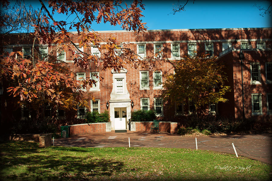 Duke Hall - Davidson College Photograph by Paulette B Wright