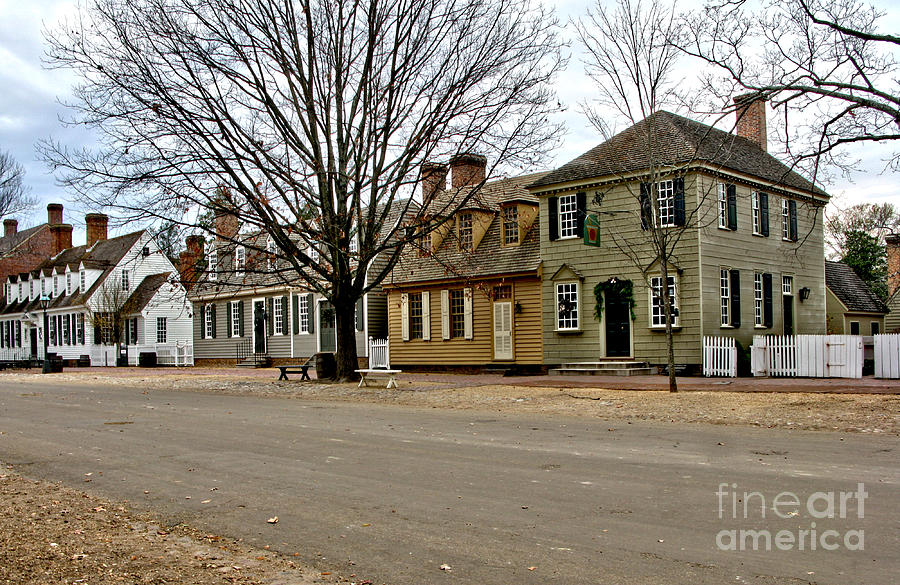 Duke of Gloucester Street in Williamsburg Photograph by Olivier Le Queinec