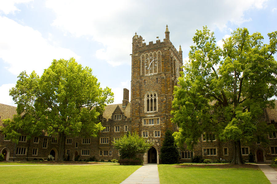 Duke University Crowell Clock Tower Photograph by Orange Cat Art