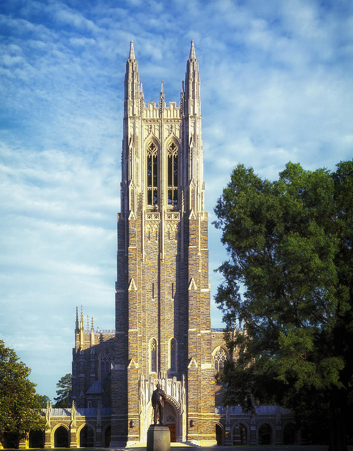 Durham Photograph - Duke Universitys Chapel Tower by Mountain Dreams