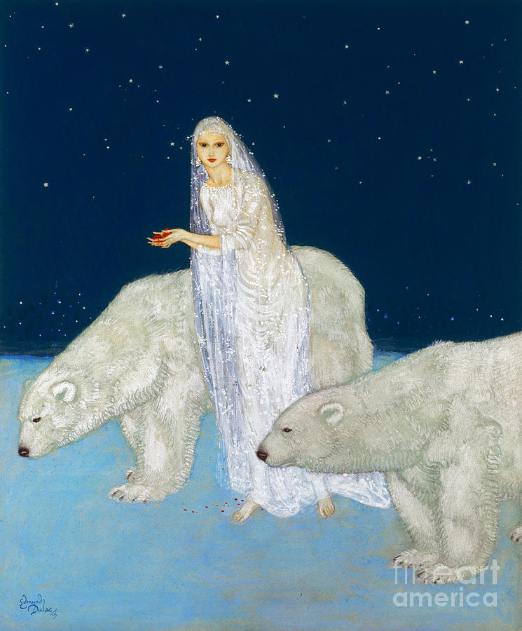 The Ice Maiden, 1915 Painting by Edmond Dulac