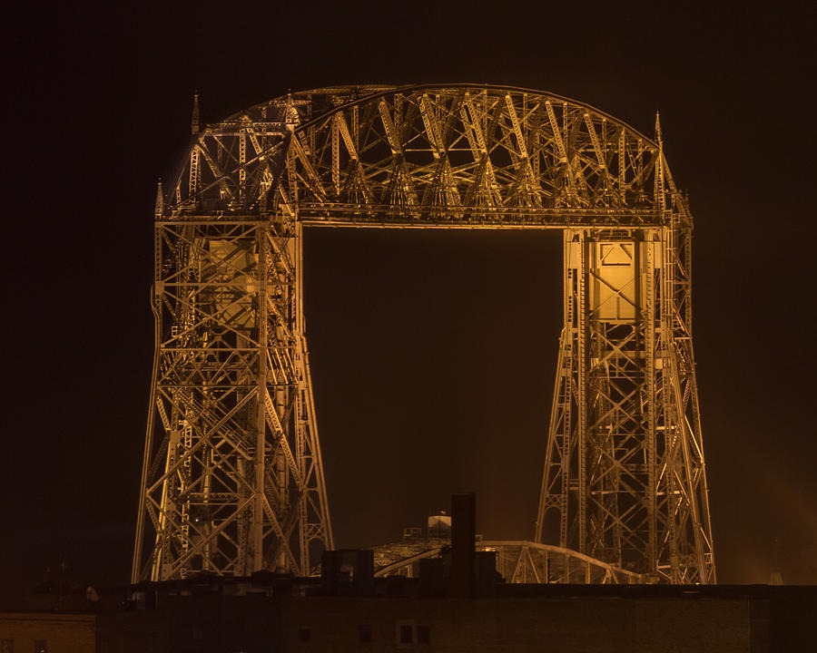 Duluth Aerial Lift Bridge Digital Art by Gary Rieks | Fine Art America