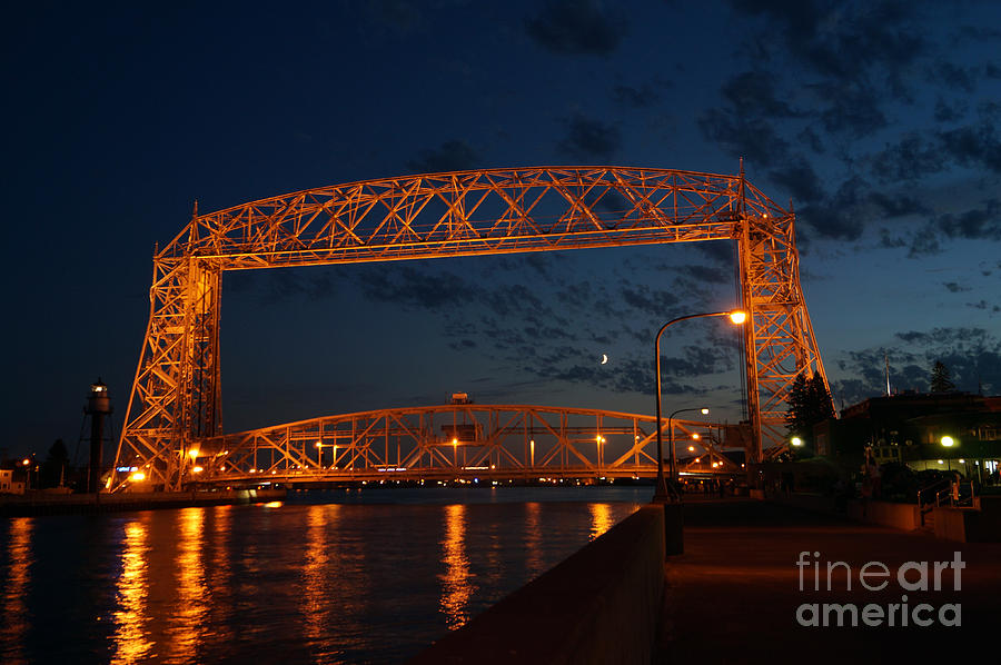 Duluth Aerial Lift Bridge Photograph by Lori Tordsen - Fine Art America