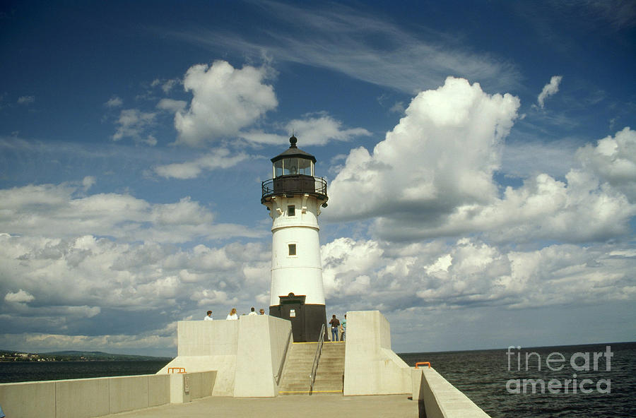 Duluth North Breakwater Lighthouse, Mn Photograph by Bruce Roberts