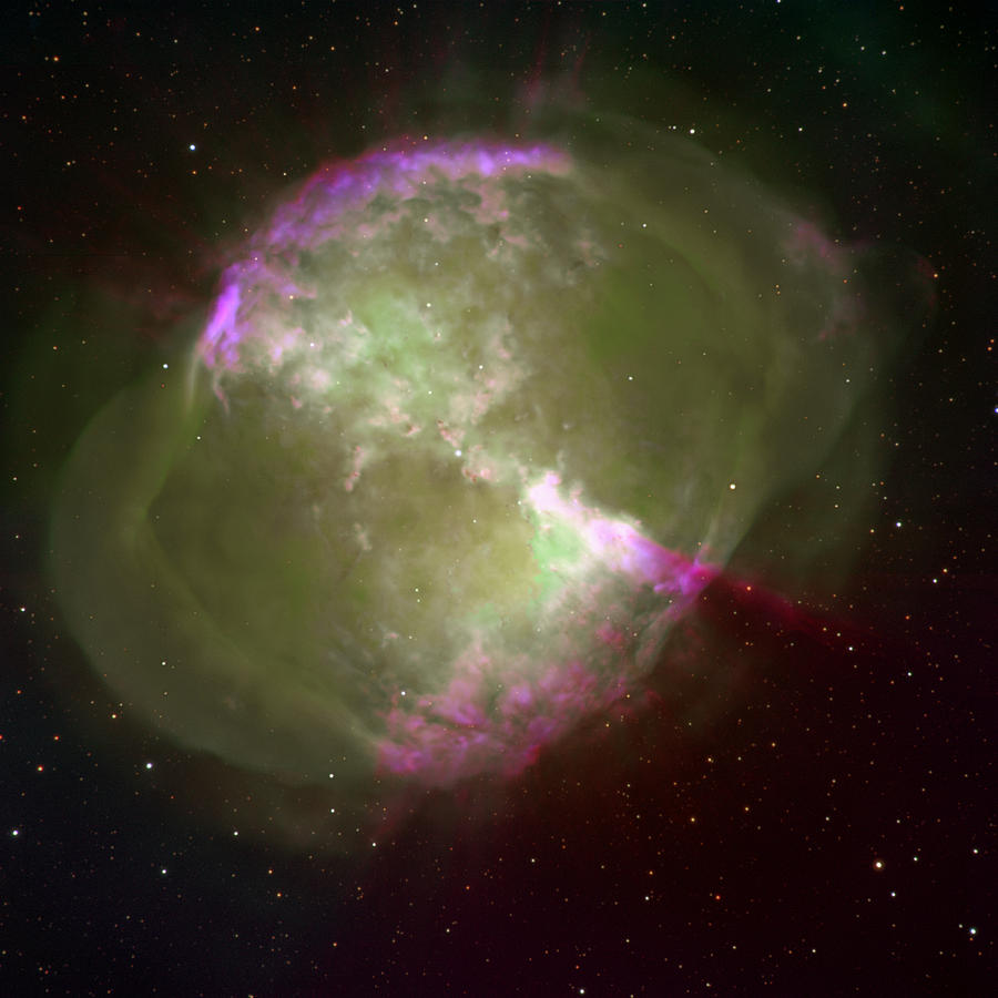 Space Photograph - Dumbbell Nebula (m27) by Noao/aura/nsf/science Photo Library
