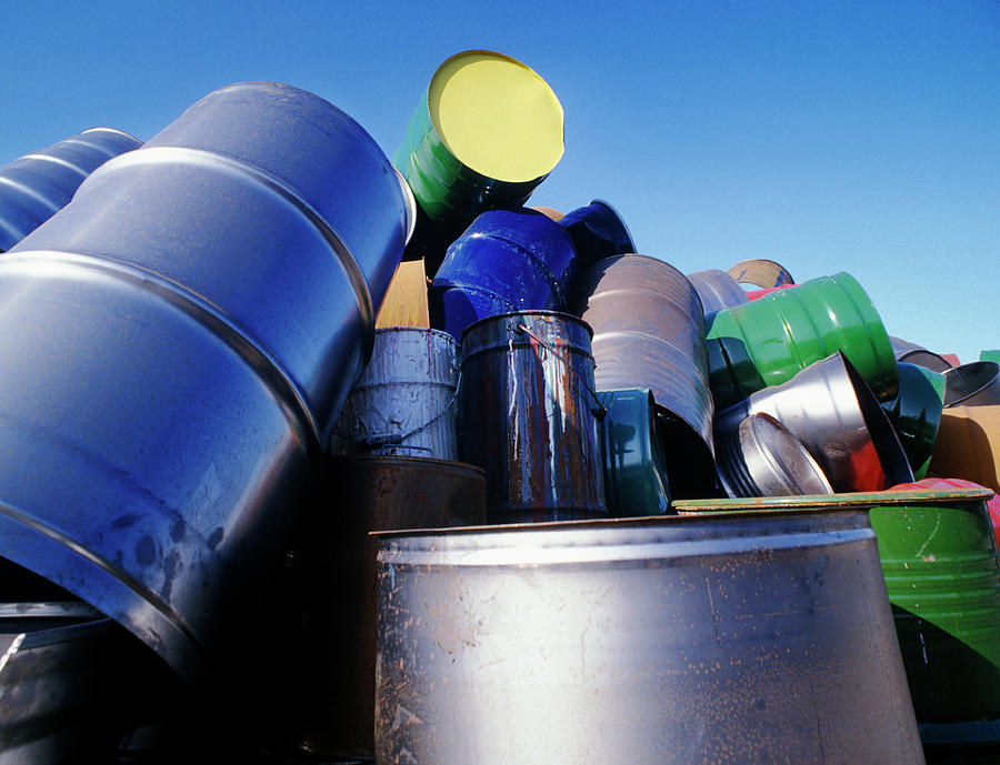 Dumped Oil Containers Ton Kinsbergenscience Photo Library 