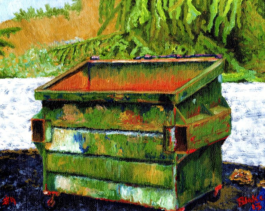 Garden Painting - Dumpster No.4 by Blake Grigorian