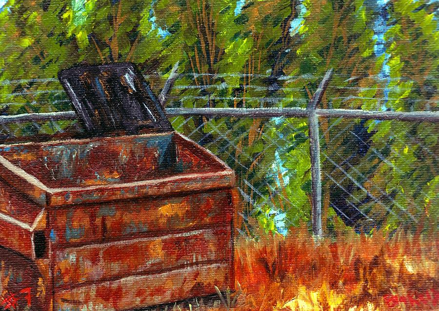 Dumpsters Painting - Dumpster No.7 by Blake Grigorian