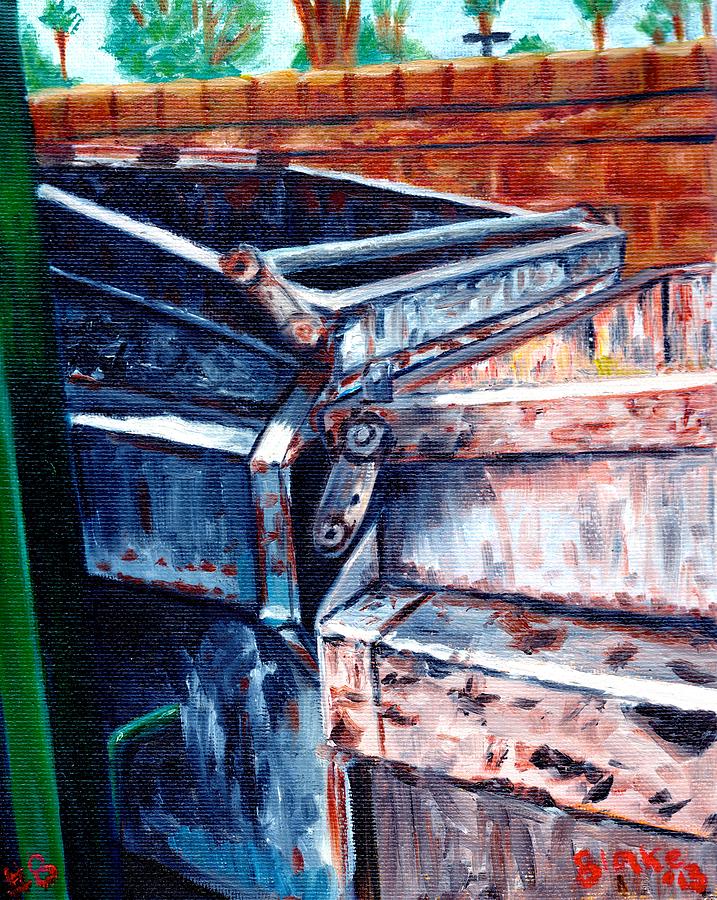 Dumpster No.8 Painting by Blake Grigorian | Fine Art America