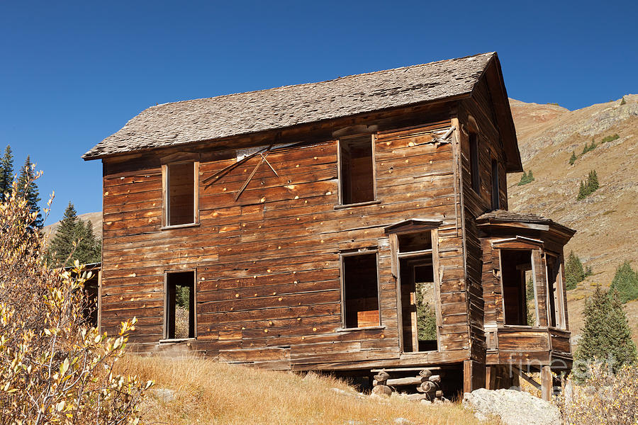 Duncan House or Walsh House in Animas Forks Photograph by Fred Stearns