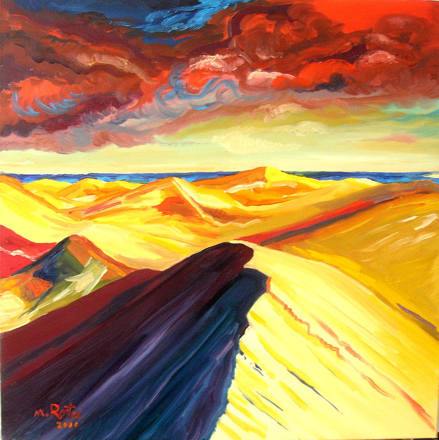 Fantasy Painting - Dune  Island by Moshe Rosental