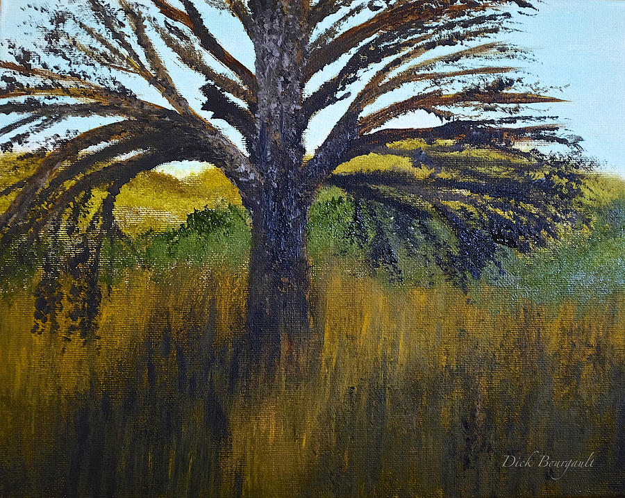 Dune Tree Painting by Dick Bourgault