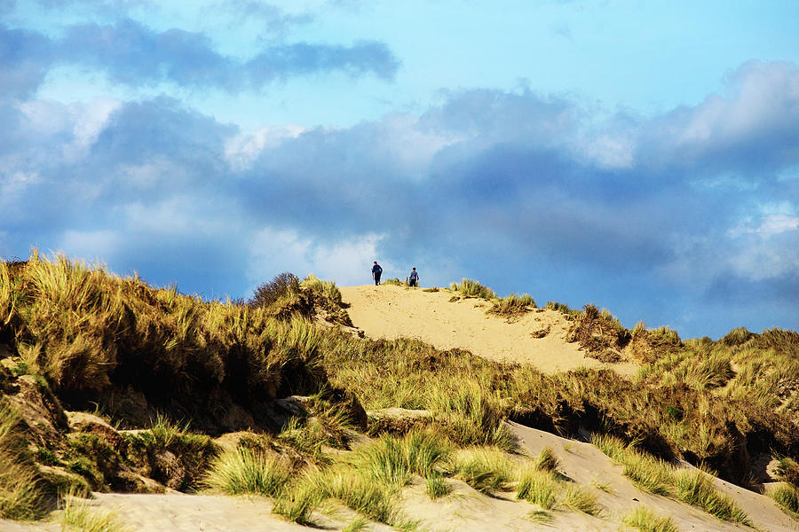 Dunes And Clouds In Sandy Beach Of Photograph by Sigita Playdon Photography