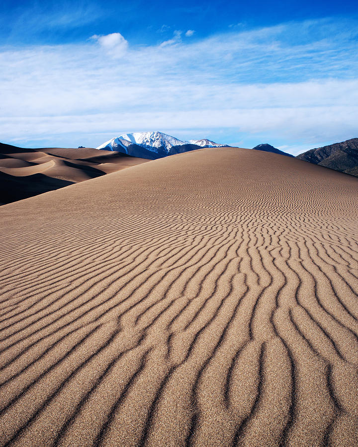 Dunes And Mountains Photograph