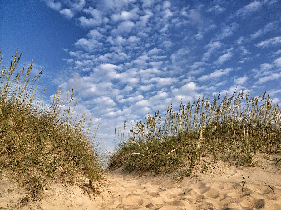 Dunes and Sky Photograph by Dave Hall