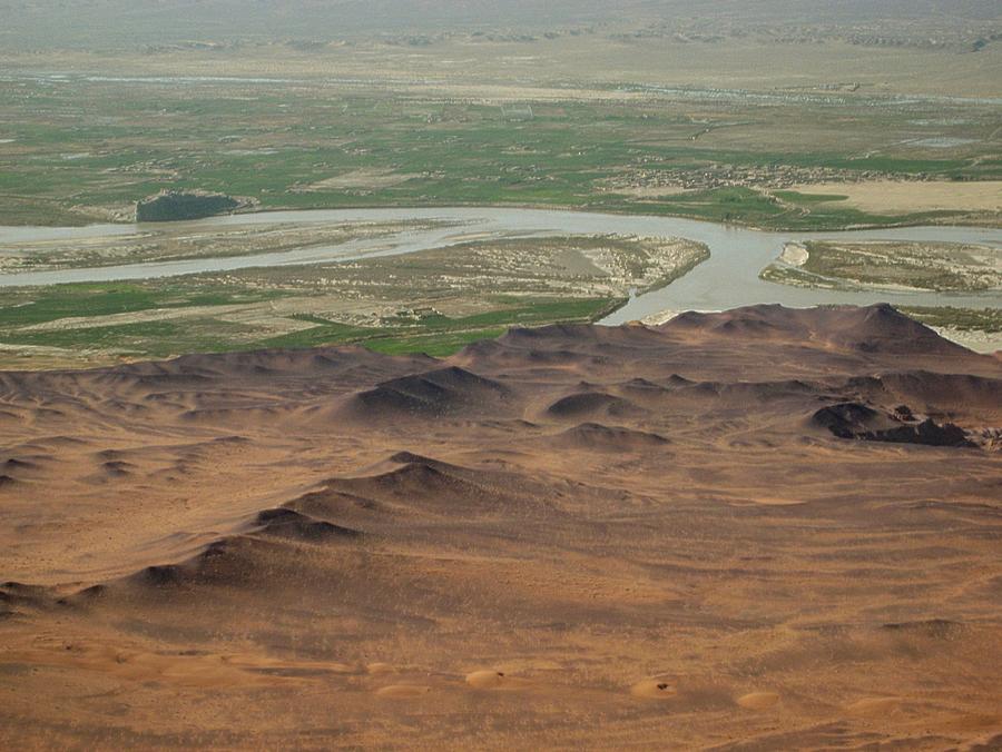Dunes around Helmand River Valley Photograph by Jetson Nguyen