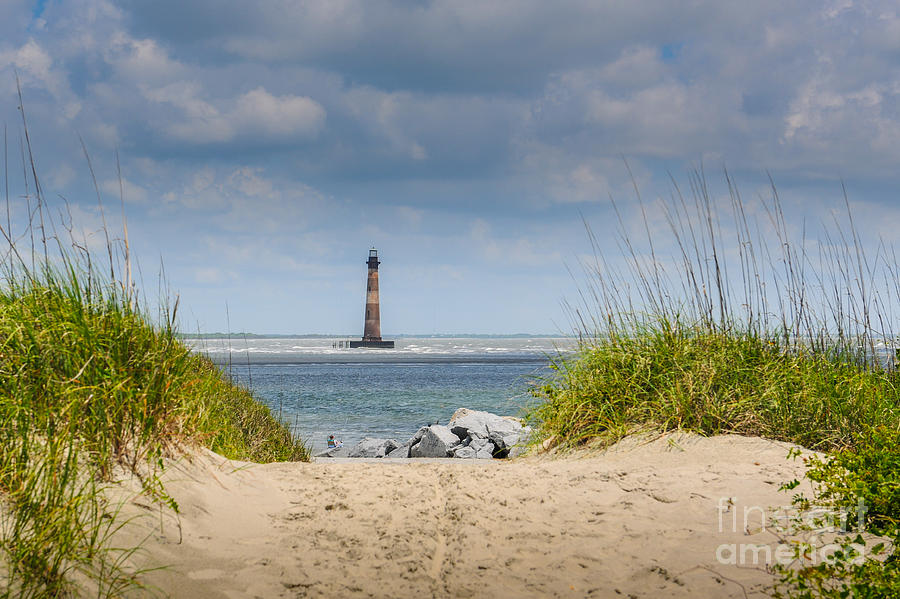 Dunes To Lighthouse Photograph