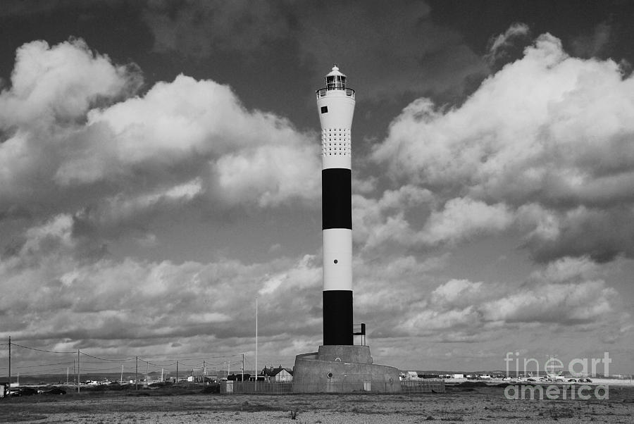 Lighthouse Photograph - Dungeness lighthouse by David Fowler