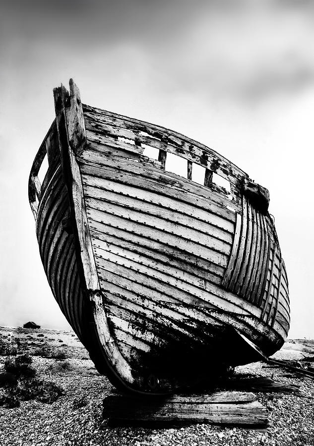 Black And White Photograph - Boat Three by Mark Rogan
